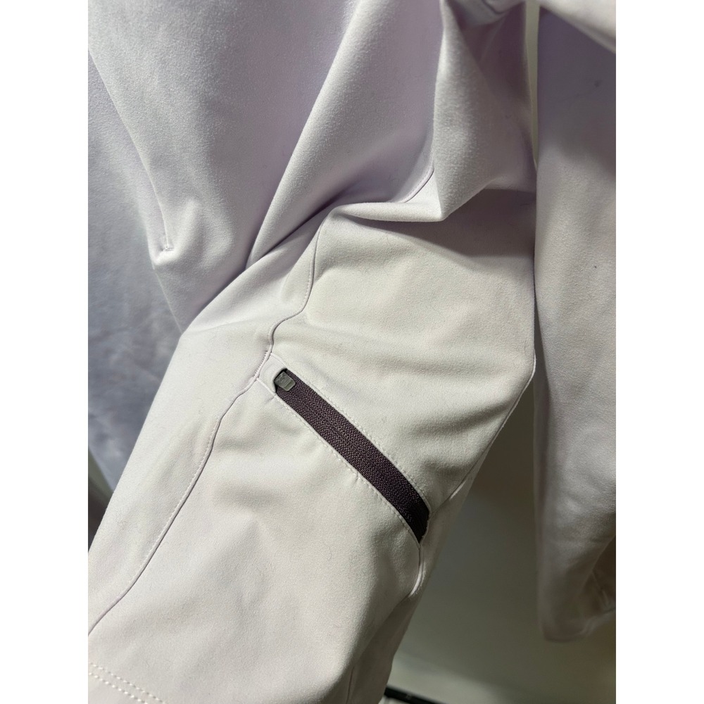 Reebok Quarter Zip Pullover Womens Medium Lavender Purple Excellent Thumbholes - Picture 3 of 7
